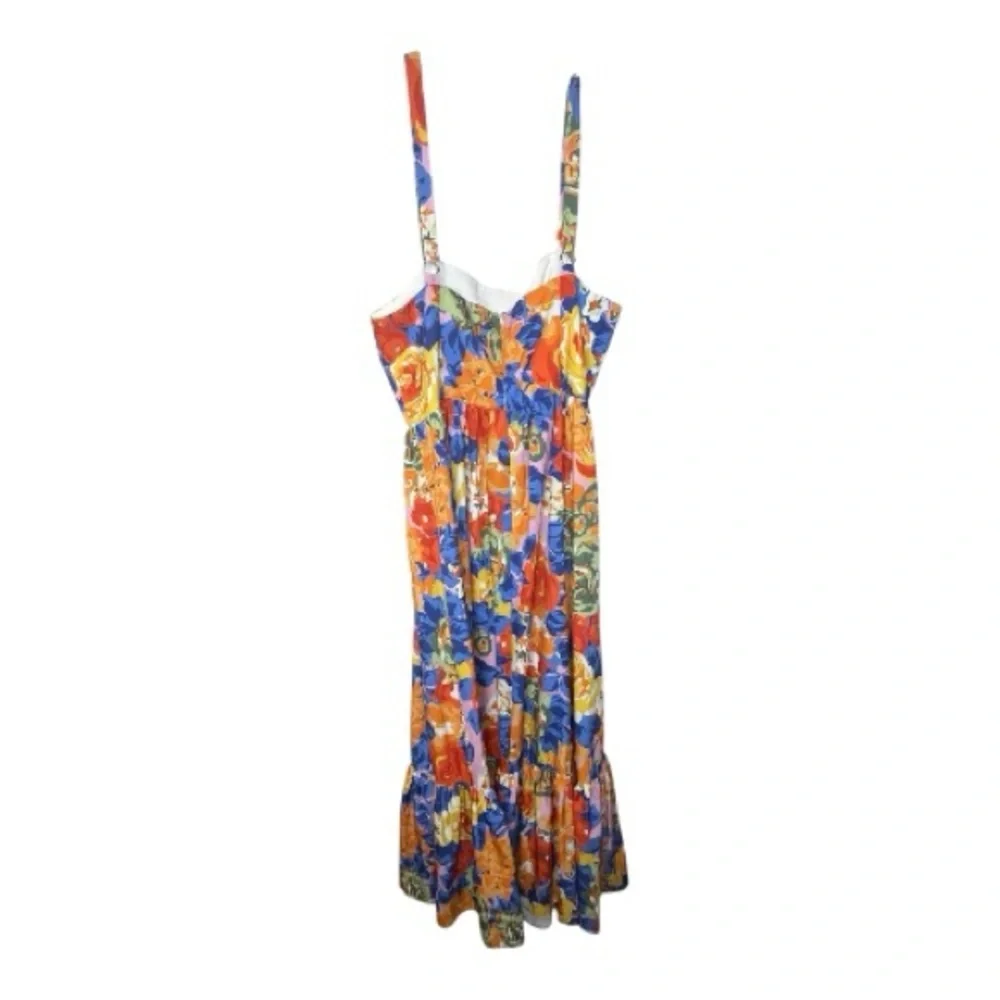 Mika & Gala Floral Elegance Midi Dress Sz 16 - Picture 4 of 8